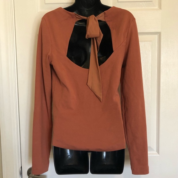 Free People Top Long Sleeve Size Medium - Picture 4 of 8